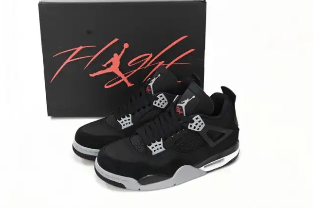 Official Maikesneakers Air Jordan Black 4 Canvas DH7138-006 0429